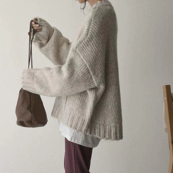 Fima | Comfy Oversized Sweater With Pocket