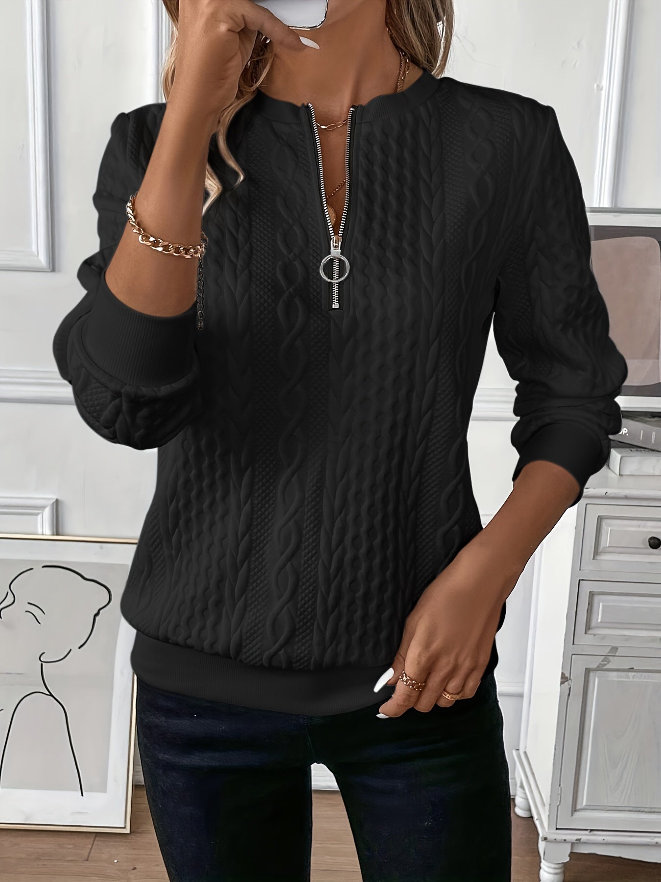 Emily | Luxurious Sweater with Zipper