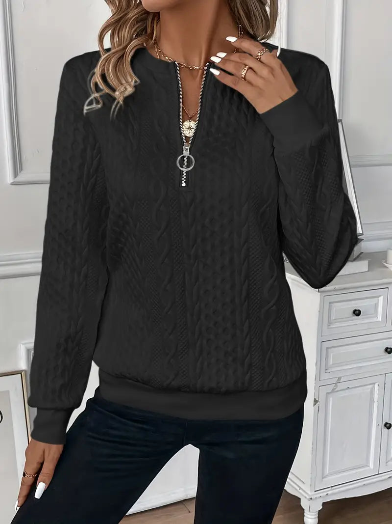 Amy | Luxurious Sweater with Zipper