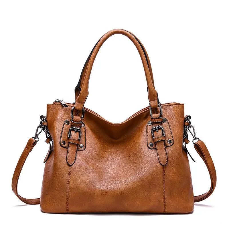 Victoria - Elegant Leather Shoulder Bag