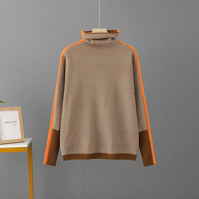 Roxa | Elegant Full Sleeves and Warm Turtleneck Sweater