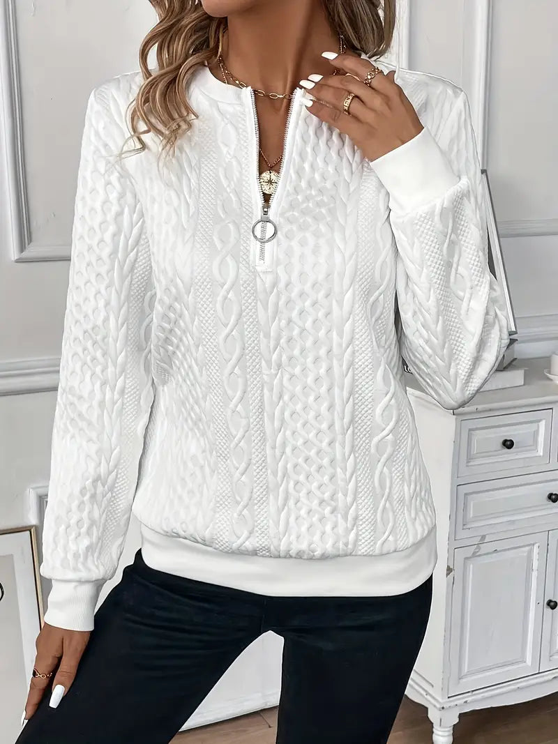 Amy | Luxurious Sweater with Zipper