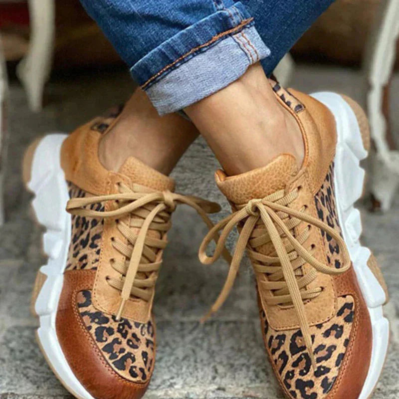 Femke | Comfortable Leopard Sneakers