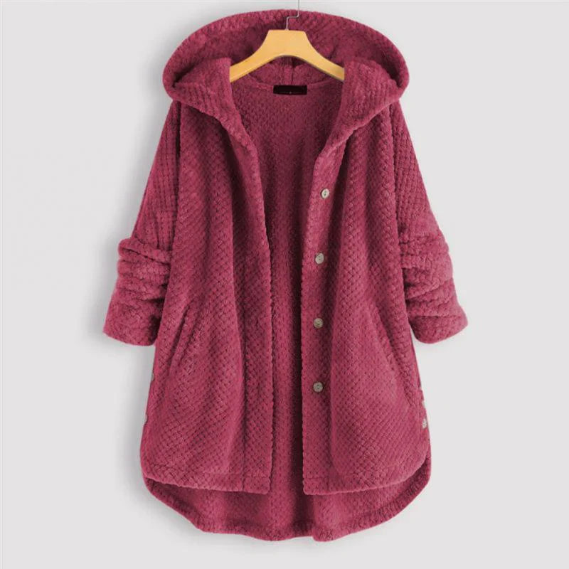 Dana | Ribbed Hooded Coat