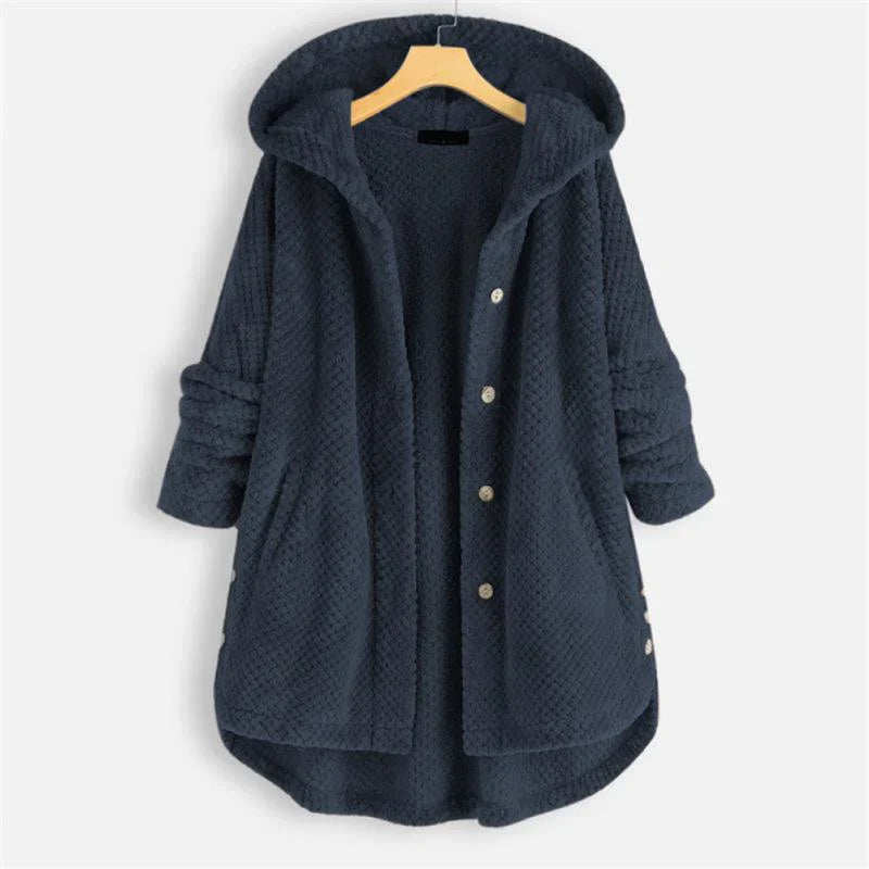 Dana | Ribbed Hooded Coat