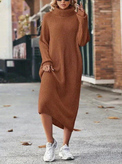 Anny | Elegant warm dress with full sleeves