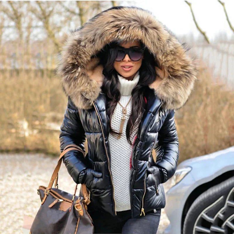 Emily | jacket with fur hood