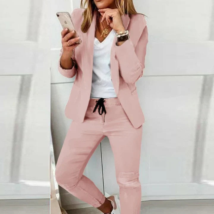 Senas | Comfy Matching Pants and Blazer Set