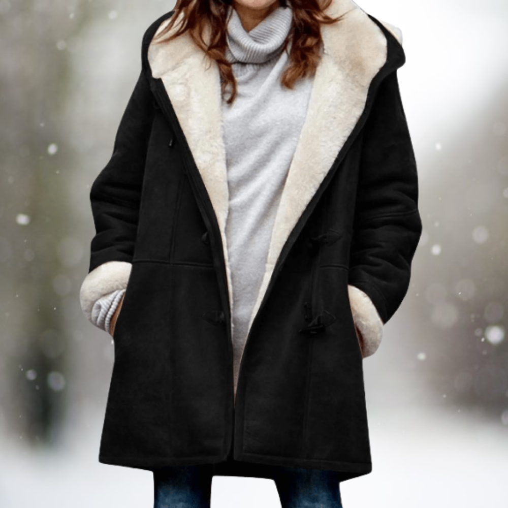 Evely | Elegant Warm jacket with hood