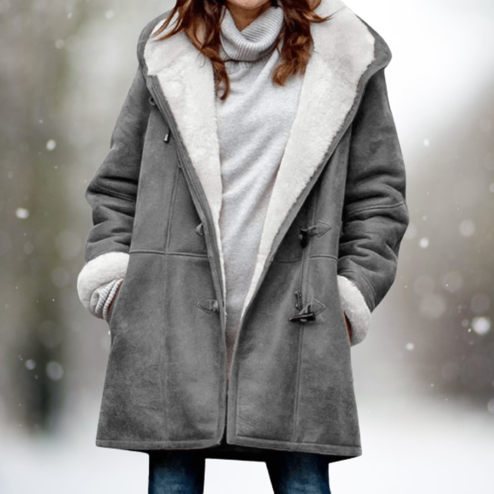 Evely | Elegant Warm jacket with hood