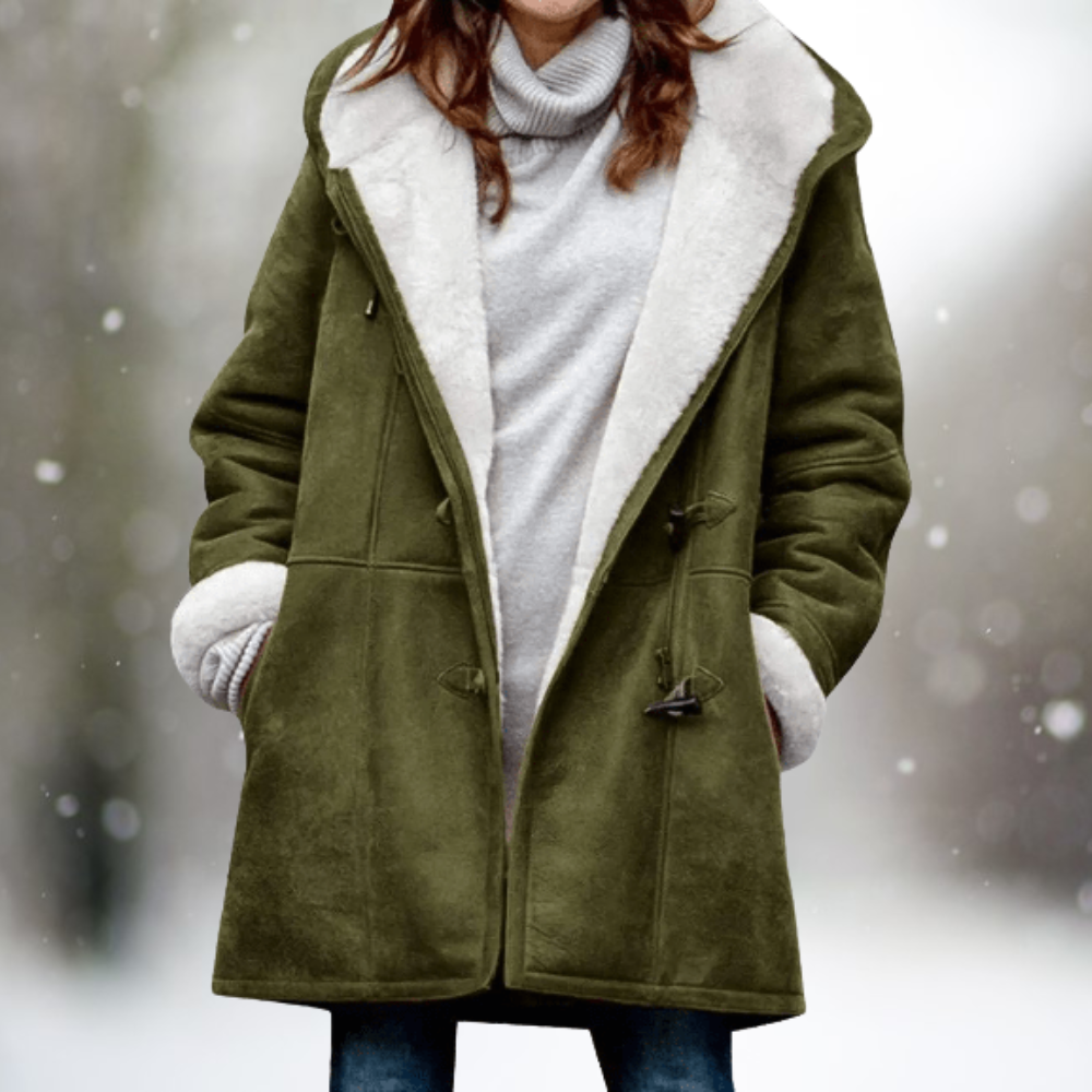 Evely | Elegant Warm jacket with hood