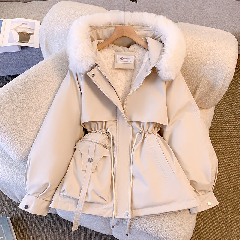 Judy | Elegant coat with fur collar