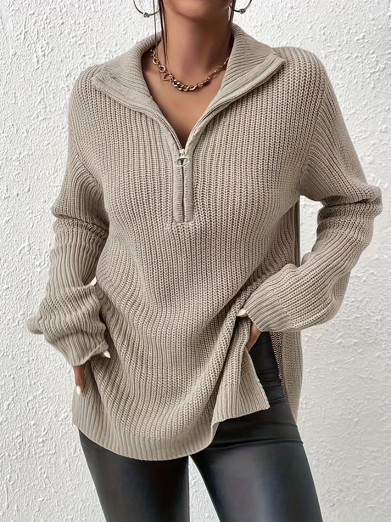 Jolien | Casual Long Sleeve Pullover Sweater