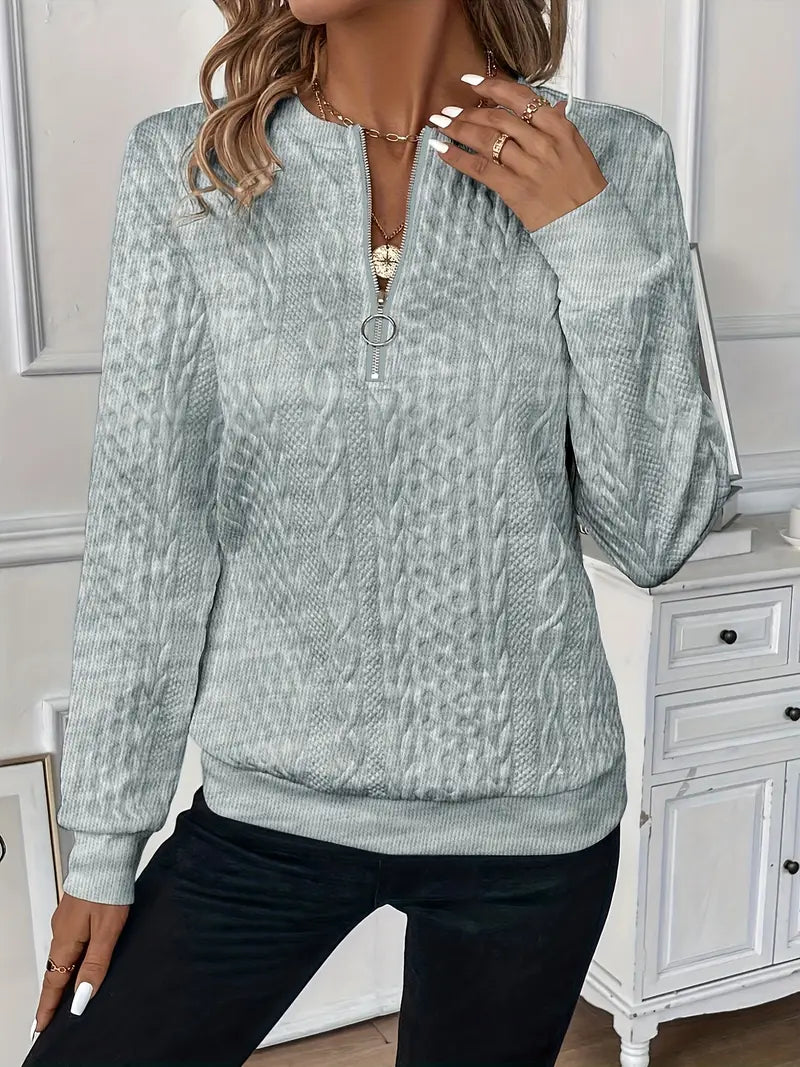 Amy | Luxurious Sweater with Zipper